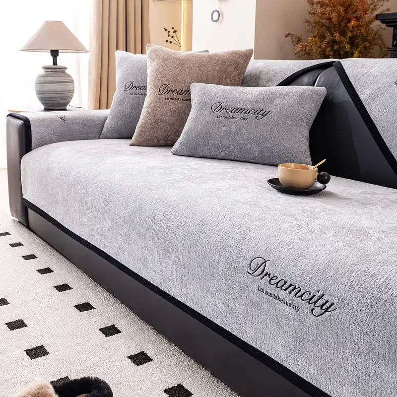 DreamCity Kaymaz Tabanlı Koltuk Örtüsü Seti